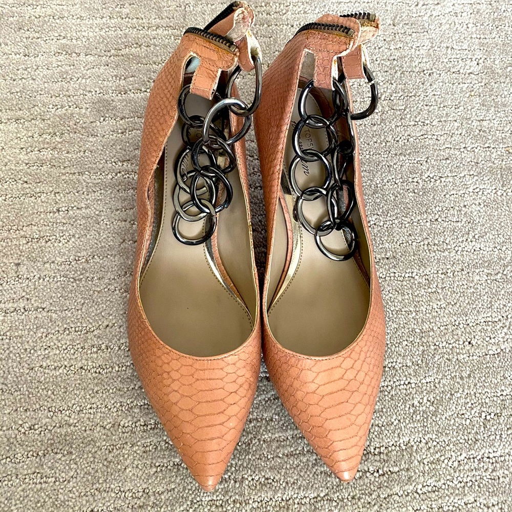 Topshop kitten heels.